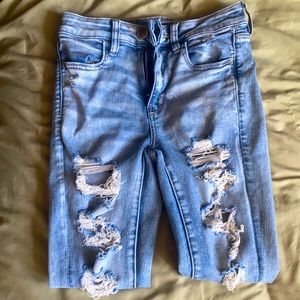 American eagle super stretch jeggings